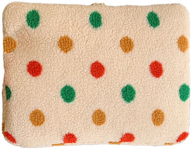 위니즈 도트 퍼 태블릿 파우치 케이스, 아이보리(WZFLP135-I15), 1개