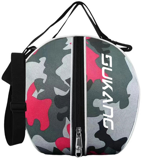 핫데이썸 축구공 가방, 위장레드, 1개