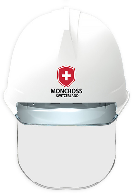 MONCROSS SWITZERLAND 高級頭盔型透明窗護目鏡安全帽 KH-005, 1個, 透明