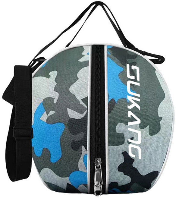 핫데이썸 축구공 가방, 위장블루, 1개
