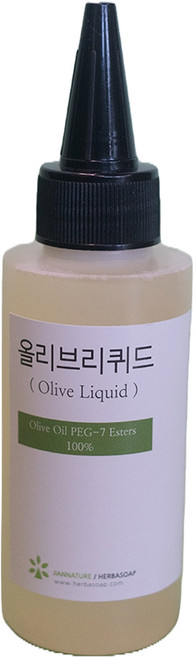 올리브리퀴드 만들기 DIY용 원료 100ml, 연한 노란색, 1개