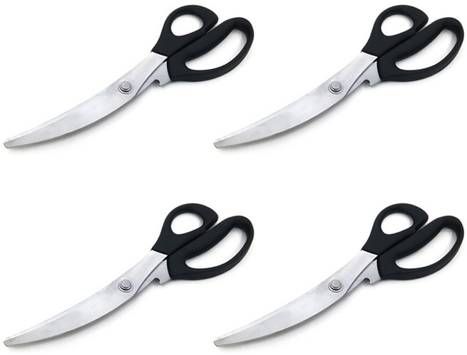 코코렉스 고급 고기가위, 블랙, 4개