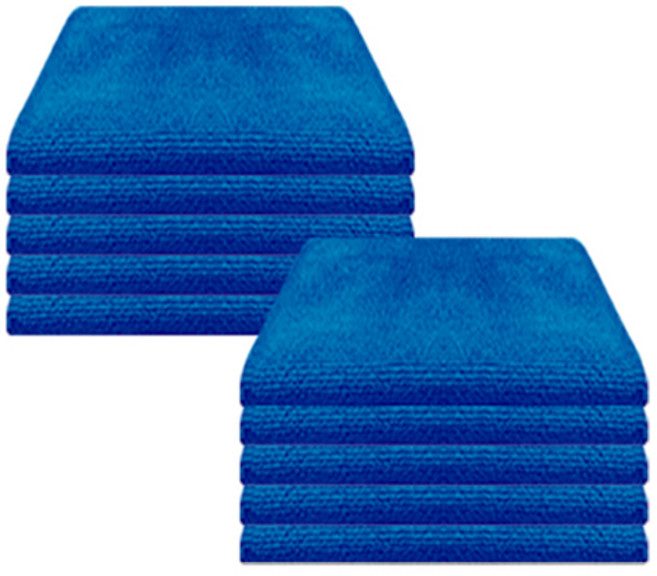 월드크린 멀티플 극세사 행주 중형 블루, 10개