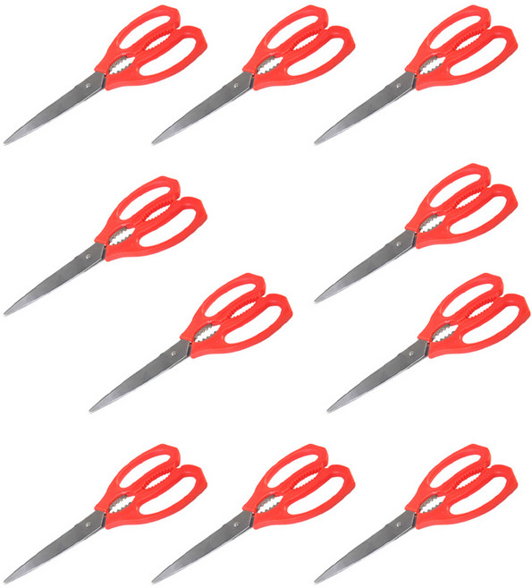 코코렉스 주방가위, 레드, 10개