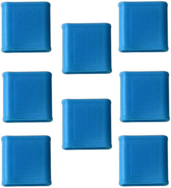 다오미 골프 테니스 배드민턴 실리콘 손가락 보호대, 블루, 8개