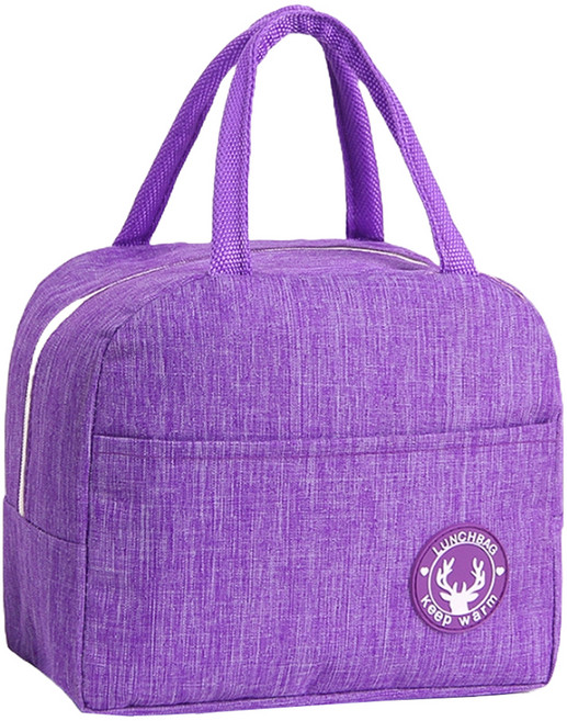 알로데 컬러풀 데일리 런치백, NO 13 라이트퍼플