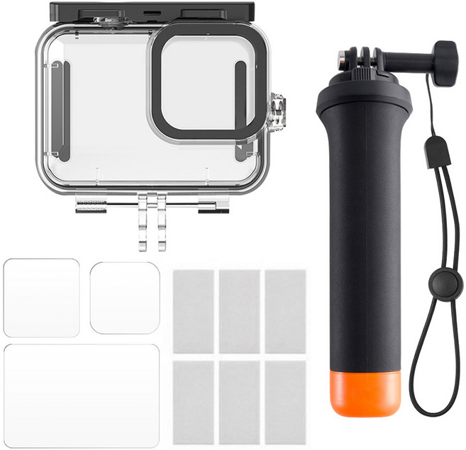 스페이스쉴드 고프로 히어로 12 호환 다이버 악세서리 4종 세트, 1세트