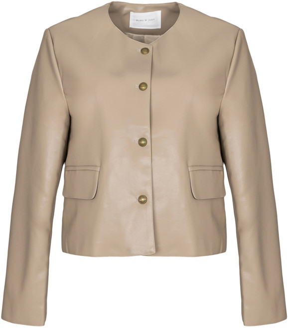 부루앤쥬디 여성용 노카라 레더 자켓 BPIJK103C