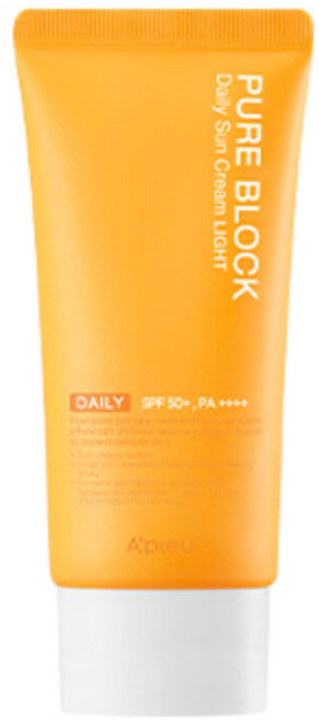 어퓨 퓨어블록 내추럴 데일리 선크림 라이트 SPF50+ PA++++, 50ml, 1개