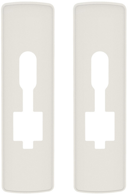 밀레시스텍 푸시풀 도어락 보강판, 2개, 화이트