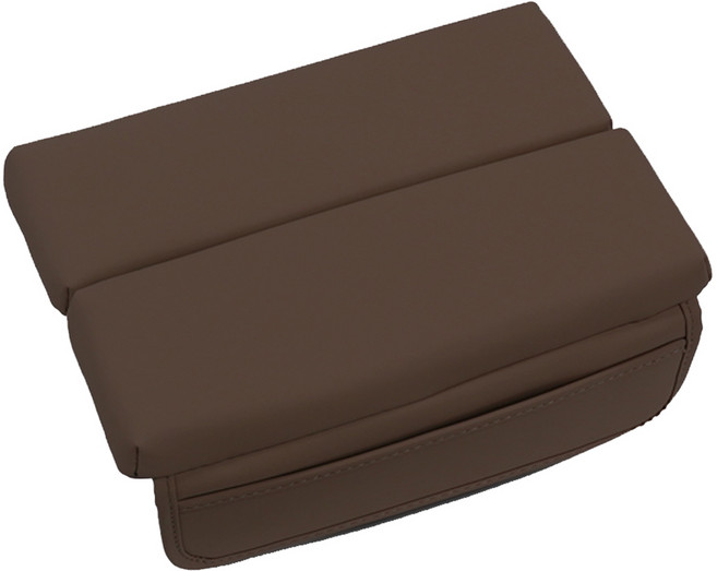 엠노블 프리미엄 차량용 팔걸이 콘솔쿠션 양문형, 다크브라운, 1개