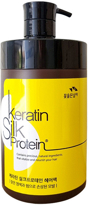 꽃을든남자 케라틴 실크프로테인 헤어팩, 1L, 1개