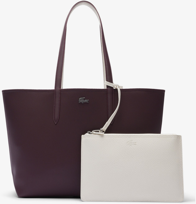 라코스테 여성용 안나 가로형 쇼퍼백