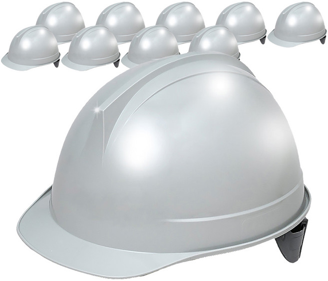 동명 투구형 안전모 DMS-1001F, 그레이, 10개