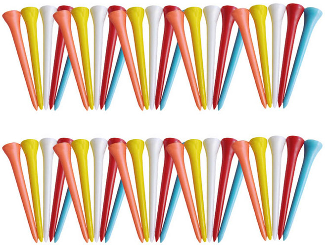 소니오 컵 모양 컬러 믹스 골프티, 03 혼합색상, 50개