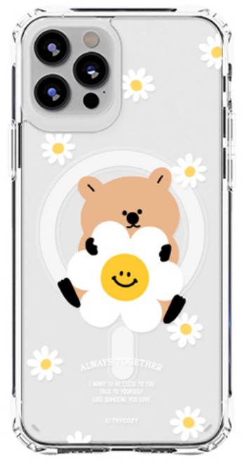 TRYCOZY 動物 Daisy 凝膠硬殼 MagSafe 手機殼