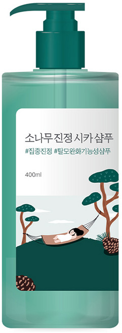 라운드랩 소나무 진정 시카 샴푸, 1개, 400ml