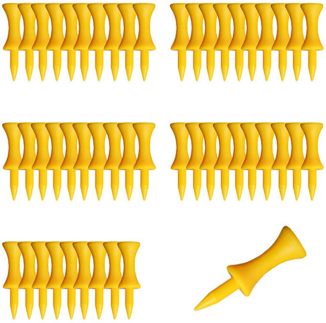소니오 지정높이 심플 컬러 골프티, 03옐로우, 50개