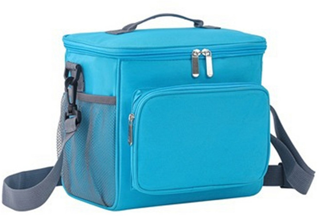 알로데 스퀘어 컬러풀 아이스박스 24 x 22 x 21 cm, NO 02 하늘색