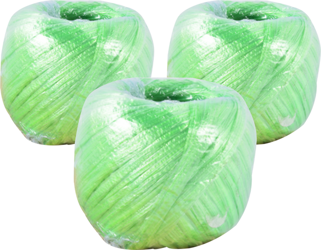 앞날창창 pp다용도 로프 끈, 그린, 3개, 100m