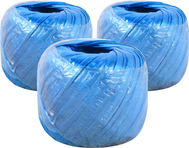 앞날창창 pp다용도 로프 끈, 블루, 3개, 100m