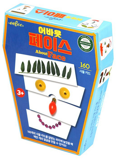 이부 어바웃 페이스 1인 보드게임, 혼합색상, 1개