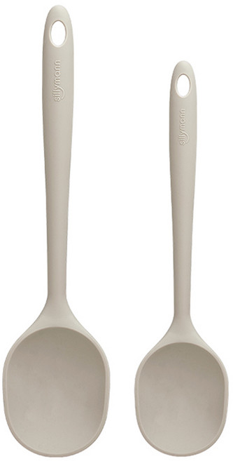 실리만 국내생산 하모니 요리스푼 소+대 2종세트 코코아그레이 1세트 소+대, 소 + 대