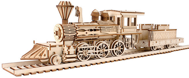 우더블 증기기차 입체퍼즐 HB11, 247피스, 1개