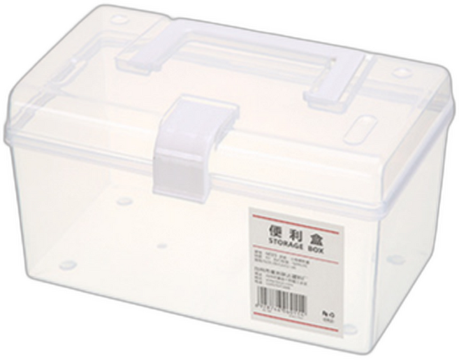 히마조 구급약 정리함 화이트 스몰, 1개