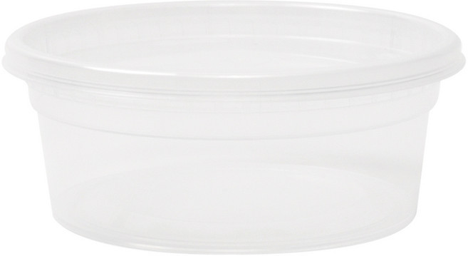 해피팩 원형죽용기 + 뚜껑 세트 BW260, 50세트