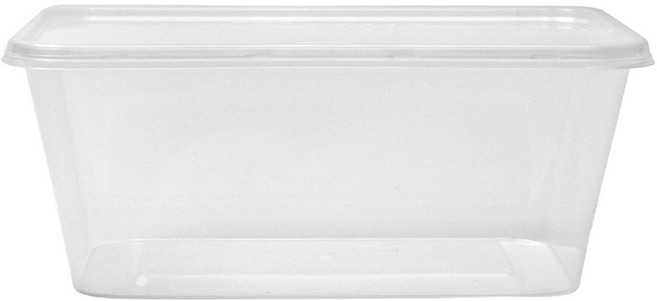 해피팩 사각 사출용기 B1000, 50개, 1개입