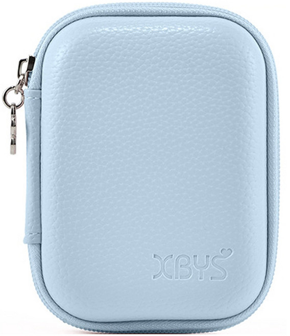 엑스비와이에스 미니 디카 하드셀 카메라 파우치 CB380, 스카이블루, 1개