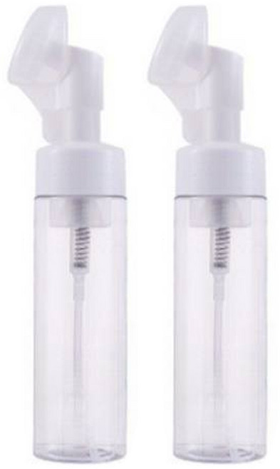 록스 실리콘 브러쉬 버블메이커 거품 용기 150ml, 2개, 투명