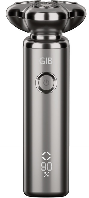 지아이비 프리미엄 충전식 자석 헤드 전기면도기, G5, 티타늄 그레이