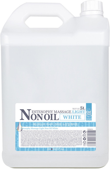 에스테소피 마사지 라이트 논오일 화이트, 1개, 5L