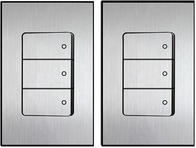 보에담 점프선 내장 스위치 3구 1로 실버, 2개