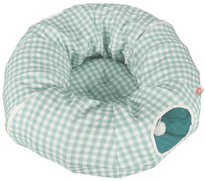 카무라라 고양이 원형 터널집, 상큼 민트, 1개