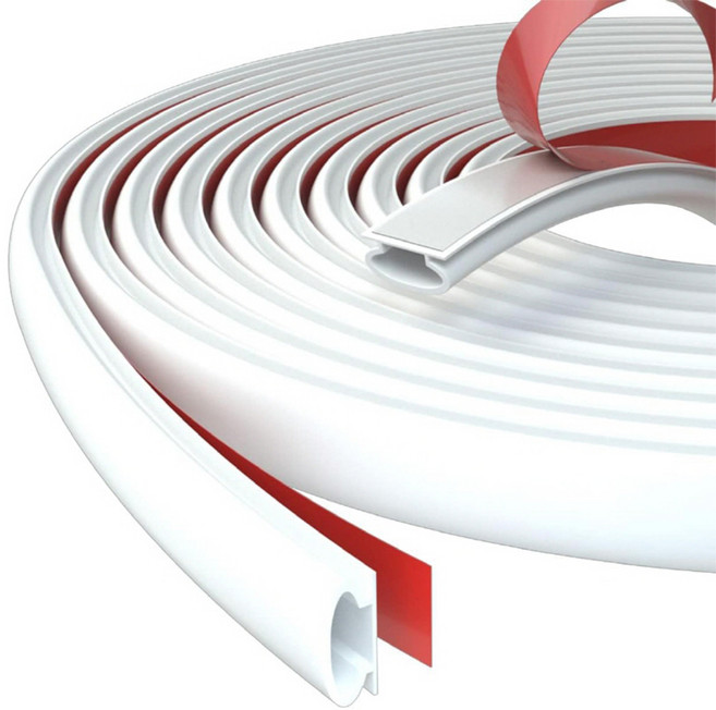 요롬코롬 외풍차단 창문 방문 바람막이 틈새 차단 문풍지 6m 화이트, 1개