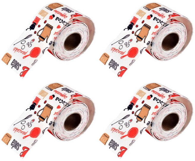 요롬코롬 창문 유리 물흡수 인테리어 결로 방지 테이프 A타입, 4개