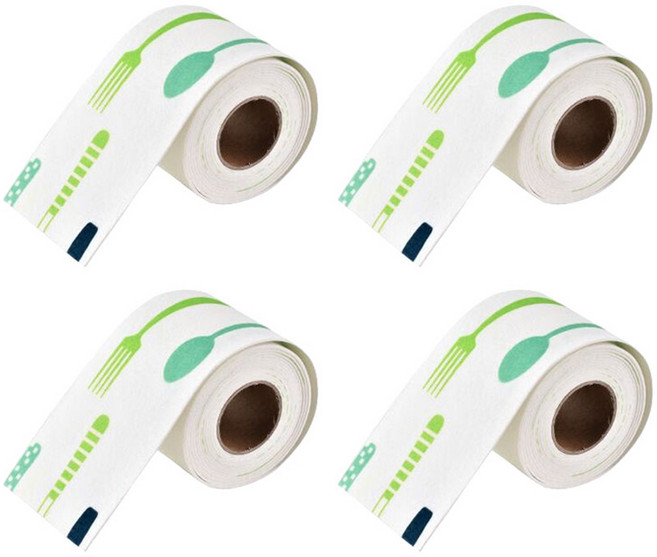 요롬코롬 창문 유리 물흡수 인테리어 결로 방지 테이프 F타입, 4개