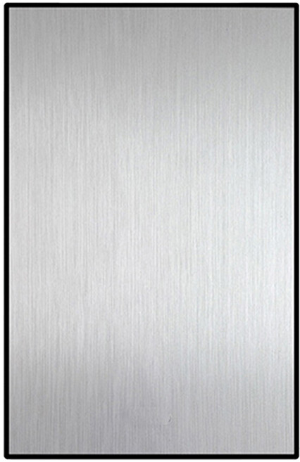 보에담 블랭크 맹커버 플레이트 실버, 1개