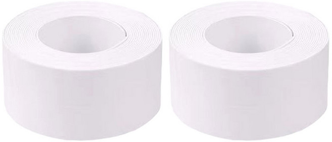 요롬코롬 틈새차단 방수테이프 2.2cm x 3.2M 화이트, 2개
