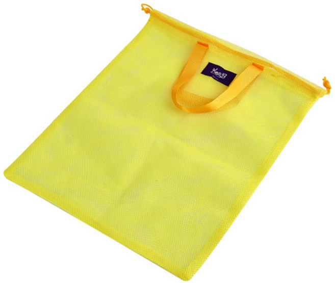 캐스비 네이처 물놀이 그물가방, 노랑