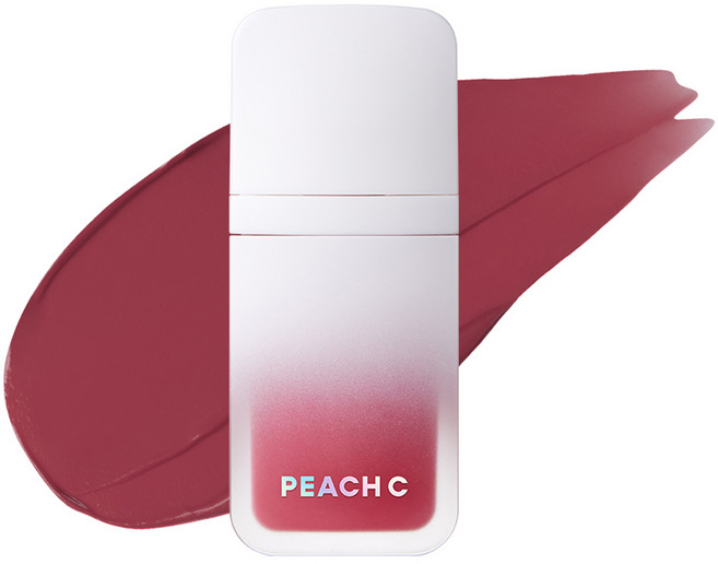 PEACH C 柔霧濾鏡唇釉, 6.5g, 1個, 03 雲霧藕紫