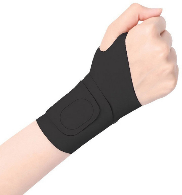 오르세토 고탄력 손목보호대 블랙, 2개