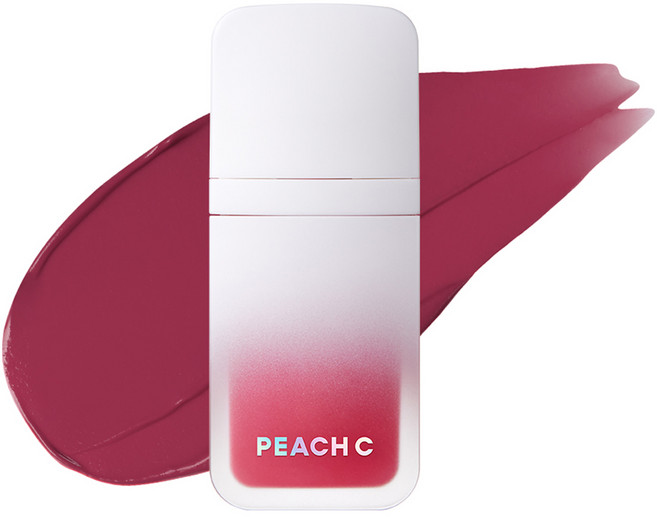 PEACH C 柔霧濾鏡唇釉, 6.5g, 1個, 05 復古玫瑰