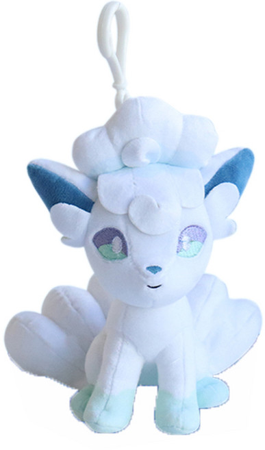 PoKeMoN 寶可夢 阿羅拉六尾毛絨吊飾, 1個, 混色