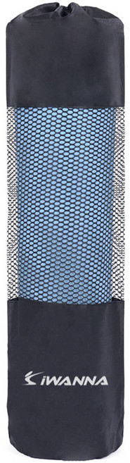 아이워너 나일론 요가매트 가방, 블랙, 1개