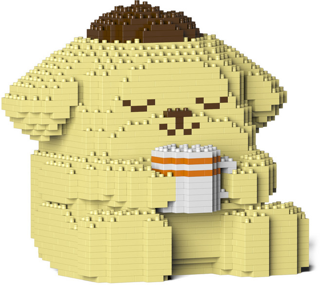 컵 폼폼푸린 산리오 캐릭터 블럭 소형 S, 혼합색상, 1개