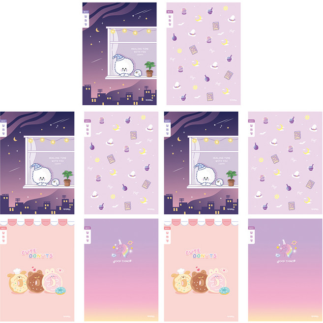 아이비스 초등3-6알림장 좁은칸-여12220, 랜덤발송, 10개